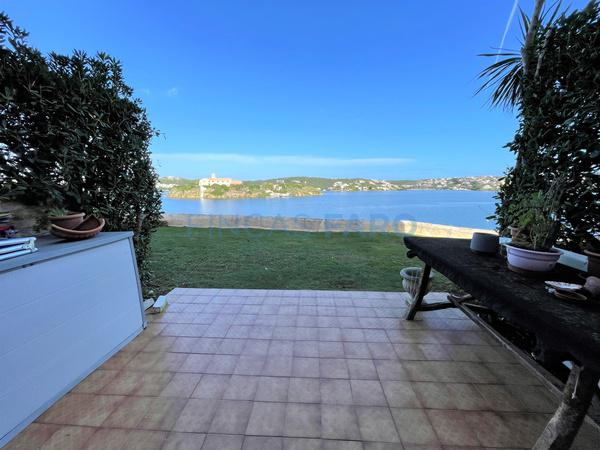 Ref. 0401A - Season rental GROUND FLOOR FLAT WITH VIEWS OF THE PORT OF MAHÓN